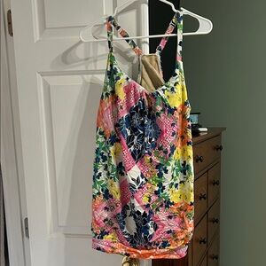 Vibrant Floral Women's Swim Camisole